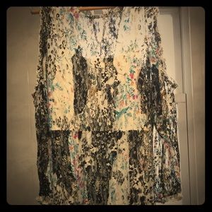 Belle + Sky Cold Shoulder Maxi Dress